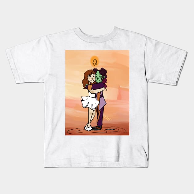 Soul Stone Kids T-Shirt by MershadiesArt